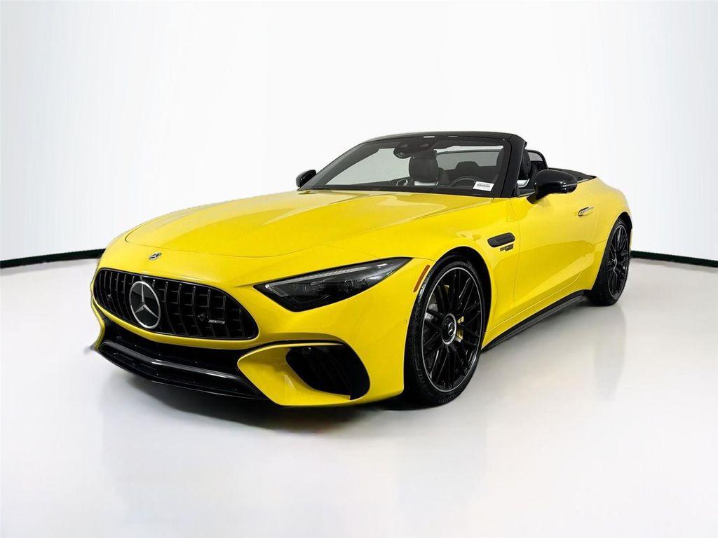used 2022 Mercedes-Benz AMG SL 55 car, priced at $99,000