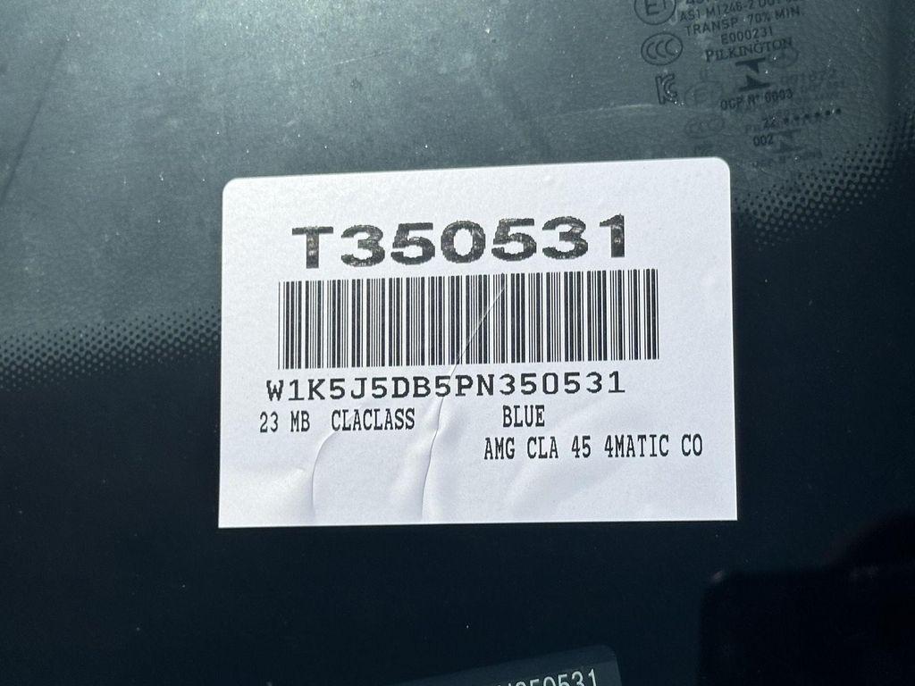 used 2023 Mercedes-Benz AMG CLA 45 car, priced at $45,000