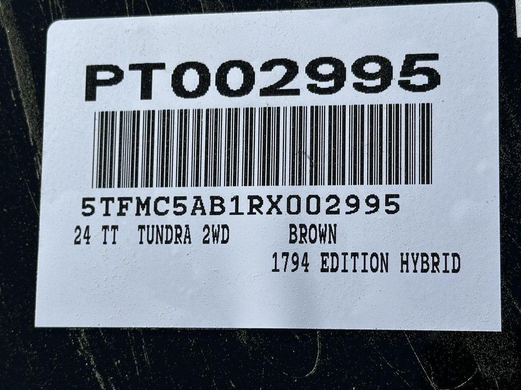 used 2024 Toyota Tundra Hybrid car, priced at $55,500