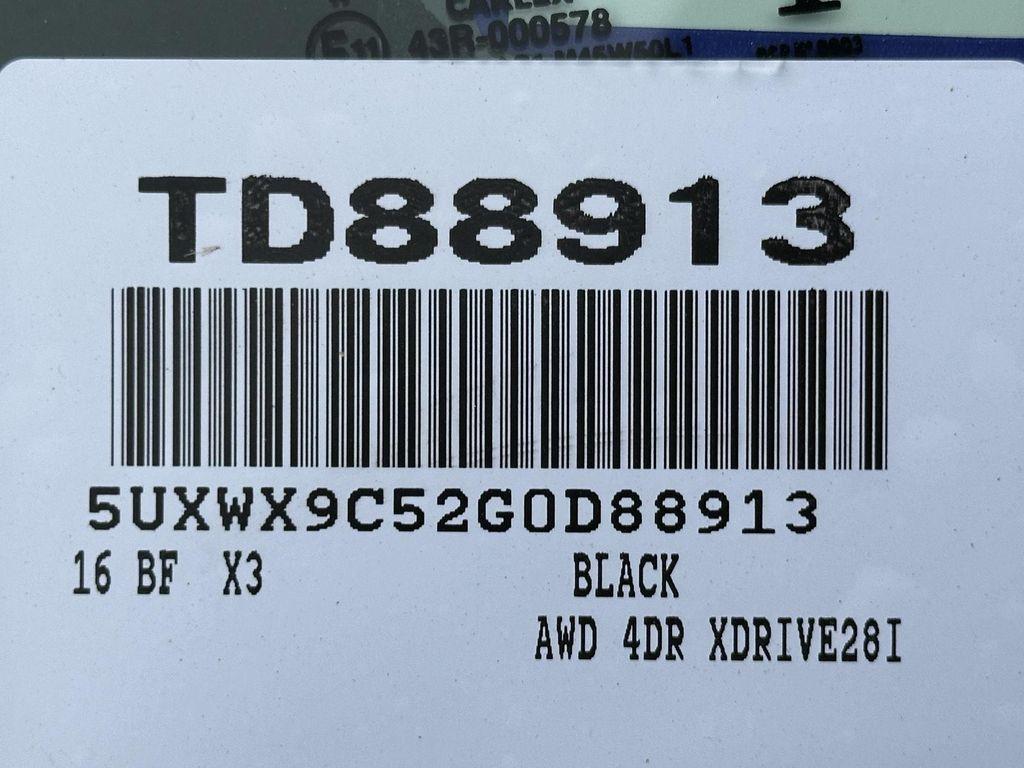 used 2016 BMW X3 car, priced at $14,000