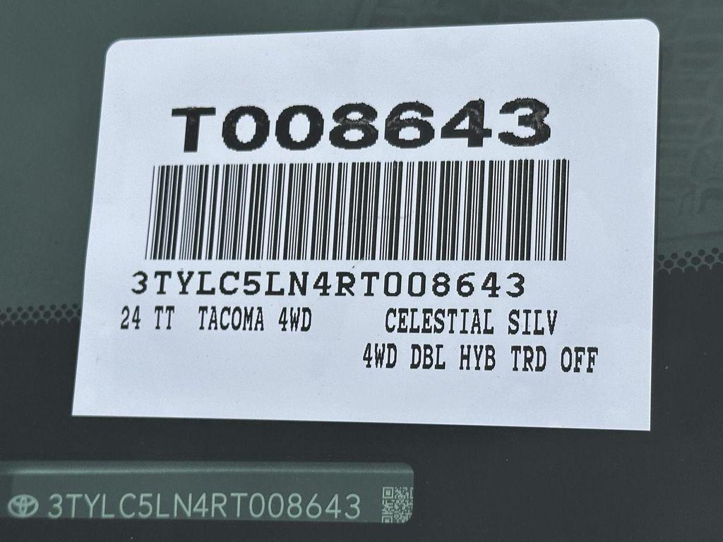 used 2024 Toyota Tacoma Hybrid car, priced at $48,000