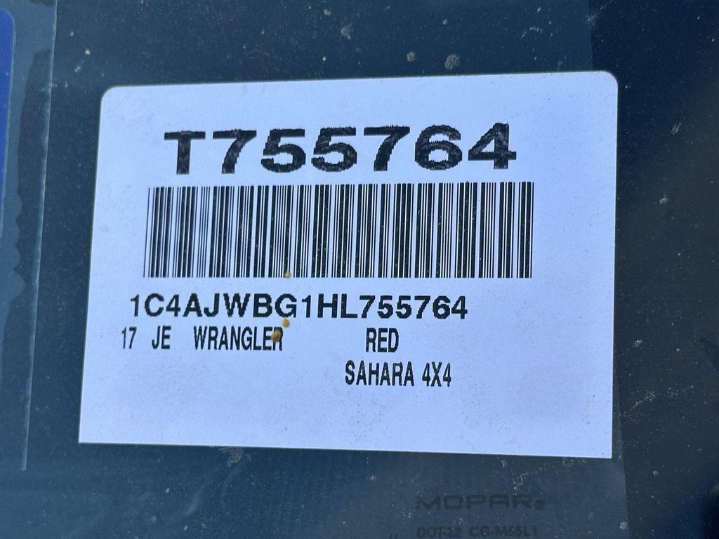 used 2017 Jeep Wrangler car, priced at $20,000