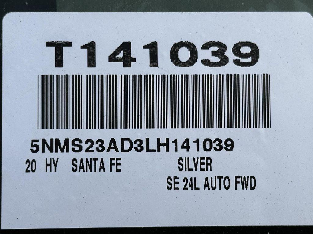 used 2020 Hyundai Santa Fe car, priced at $15,000