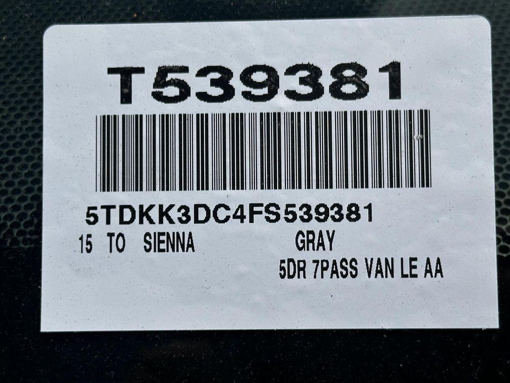 used 2015 Toyota Sienna car, priced at $15,000