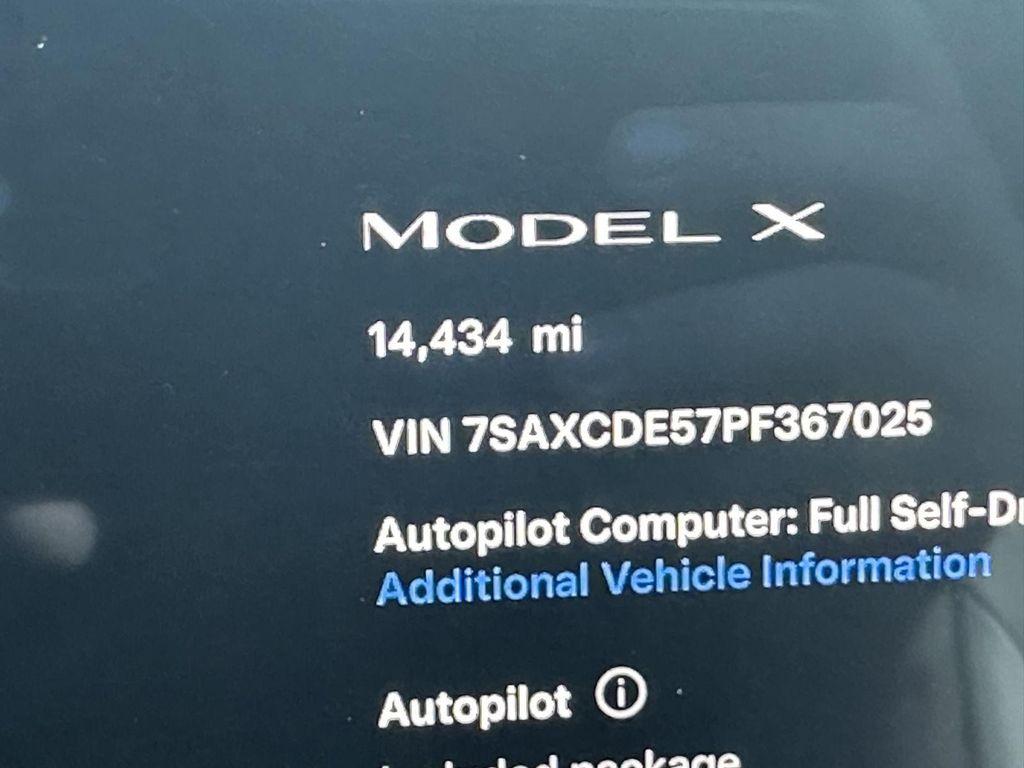 used 2023 Tesla Model X car, priced at $67,500