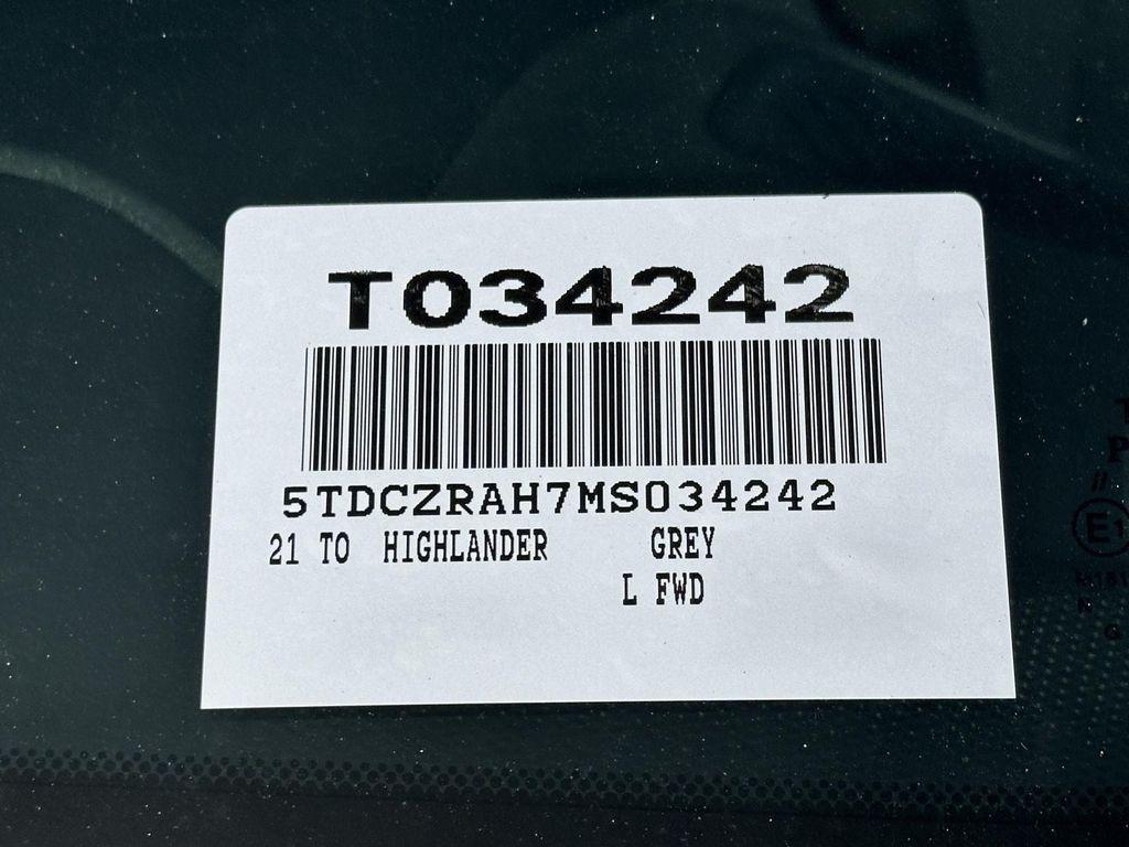 used 2021 Toyota Highlander car, priced at $22,000