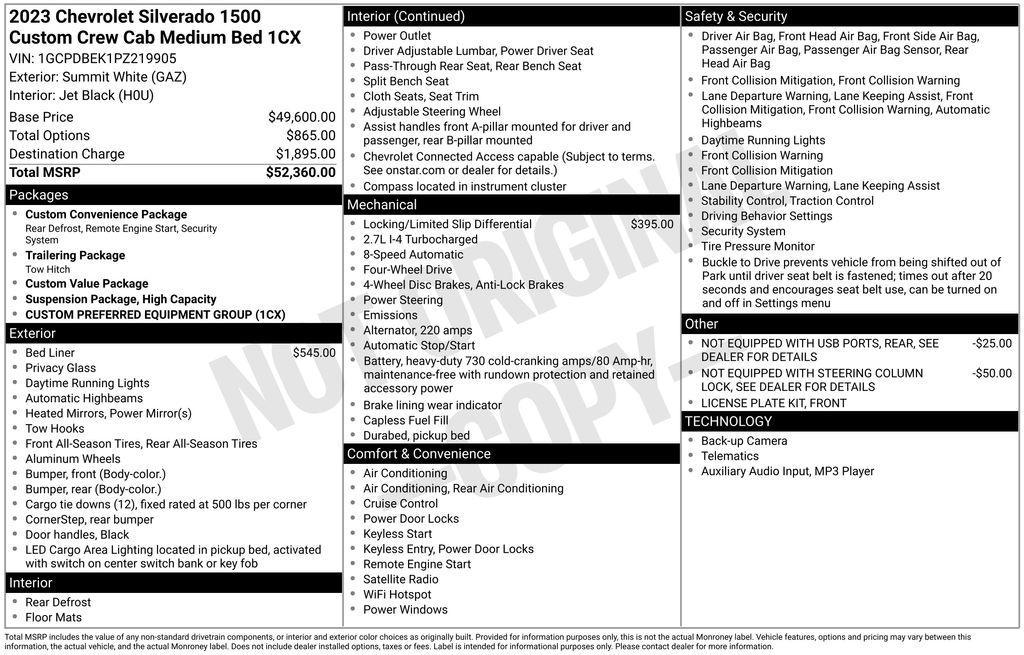 used 2023 Chevrolet Silverado 1500 car, priced at $29,994