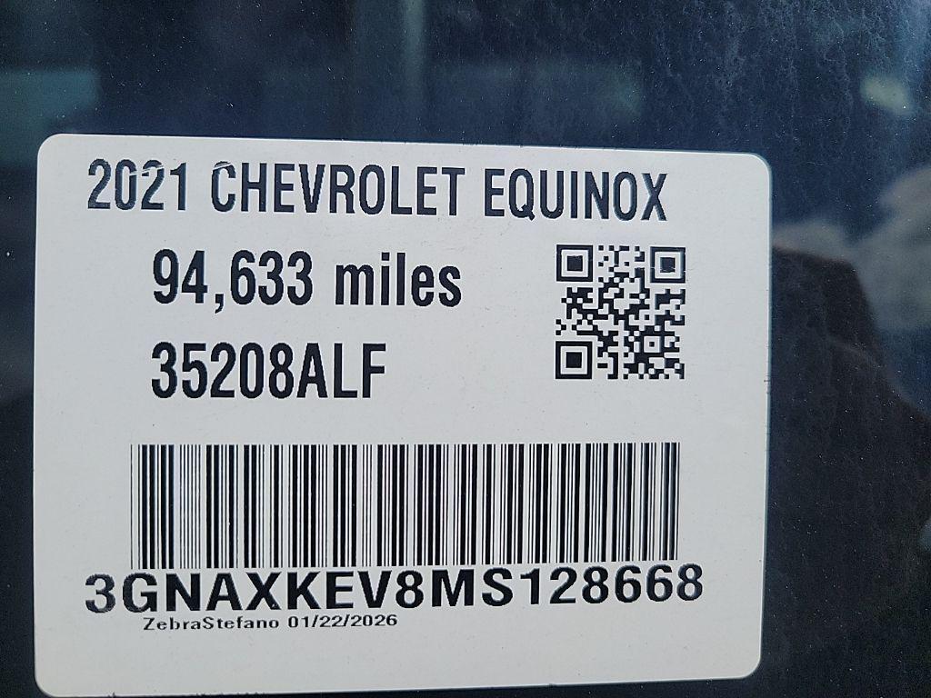 used 2021 Chevrolet Equinox car, priced at $16,193