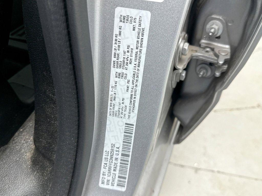 used 2022 Ram 1500 car, priced at $32,550