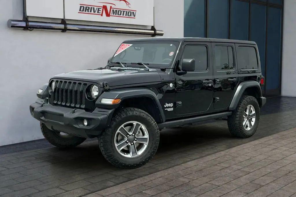 used 2018 Jeep Wrangler Unlimited car, priced at $21,984