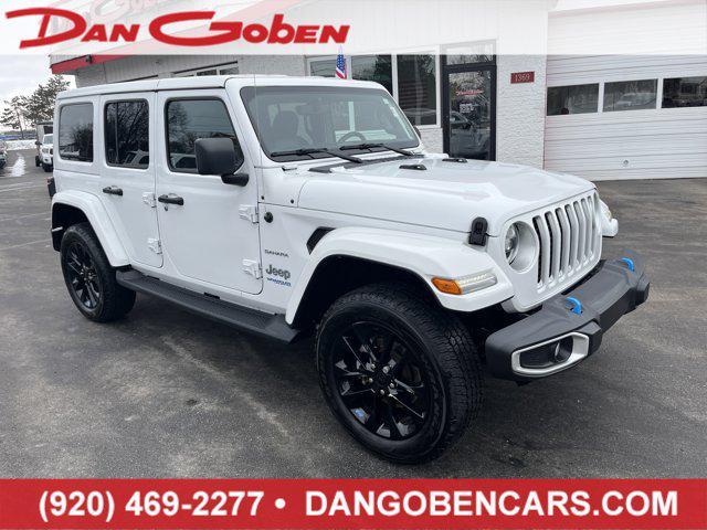 used 2022 Jeep Wrangler Unlimited 4xe car, priced at $27,995