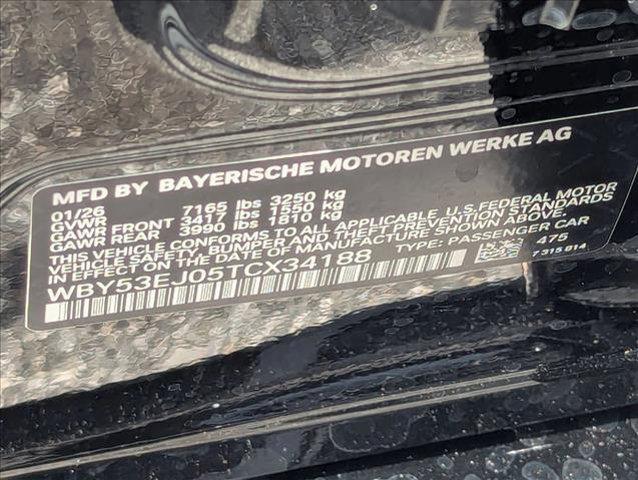 new 2026 BMW i7 car, priced at $135,400