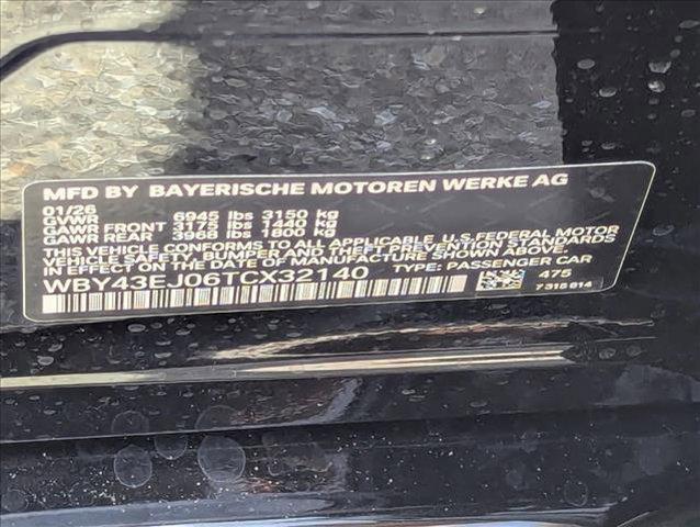 new 2026 BMW i7 car, priced at $116,300