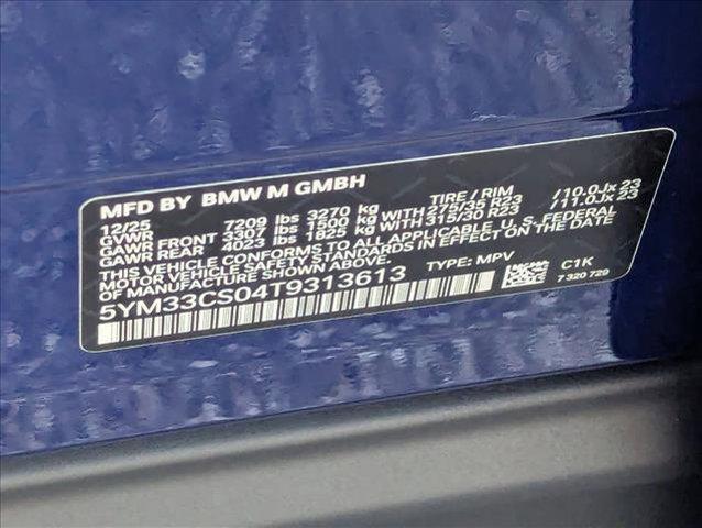 new 2026 BMW XM car, priced at $164,250