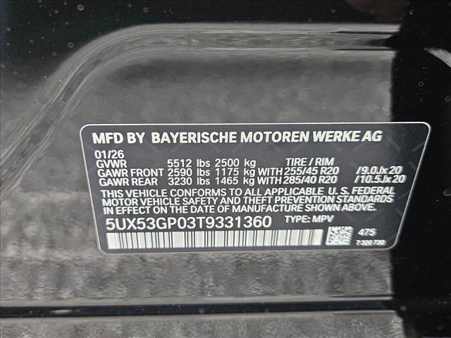 new 2026 BMW X3 car, priced at $57,700