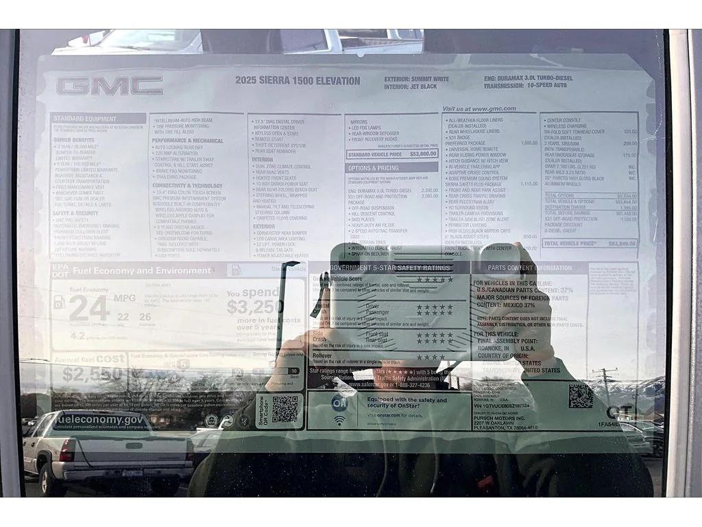 new 2025 GMC Sierra 1500 car, priced at $56,223