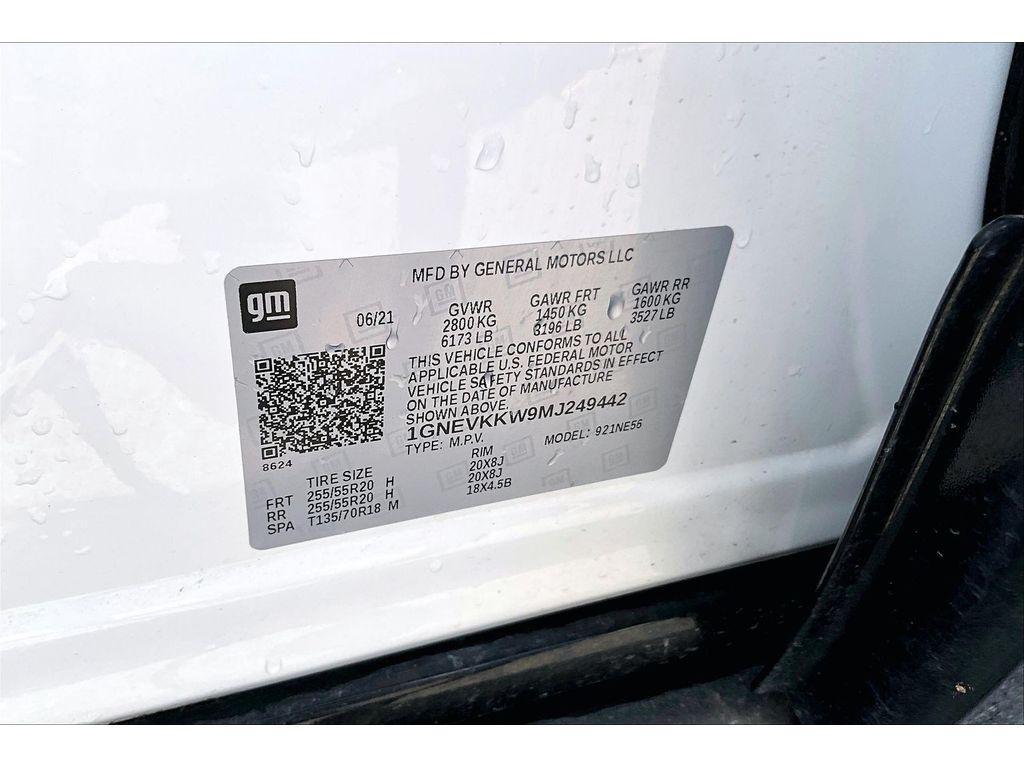 used 2021 Chevrolet Traverse car, priced at $26,791