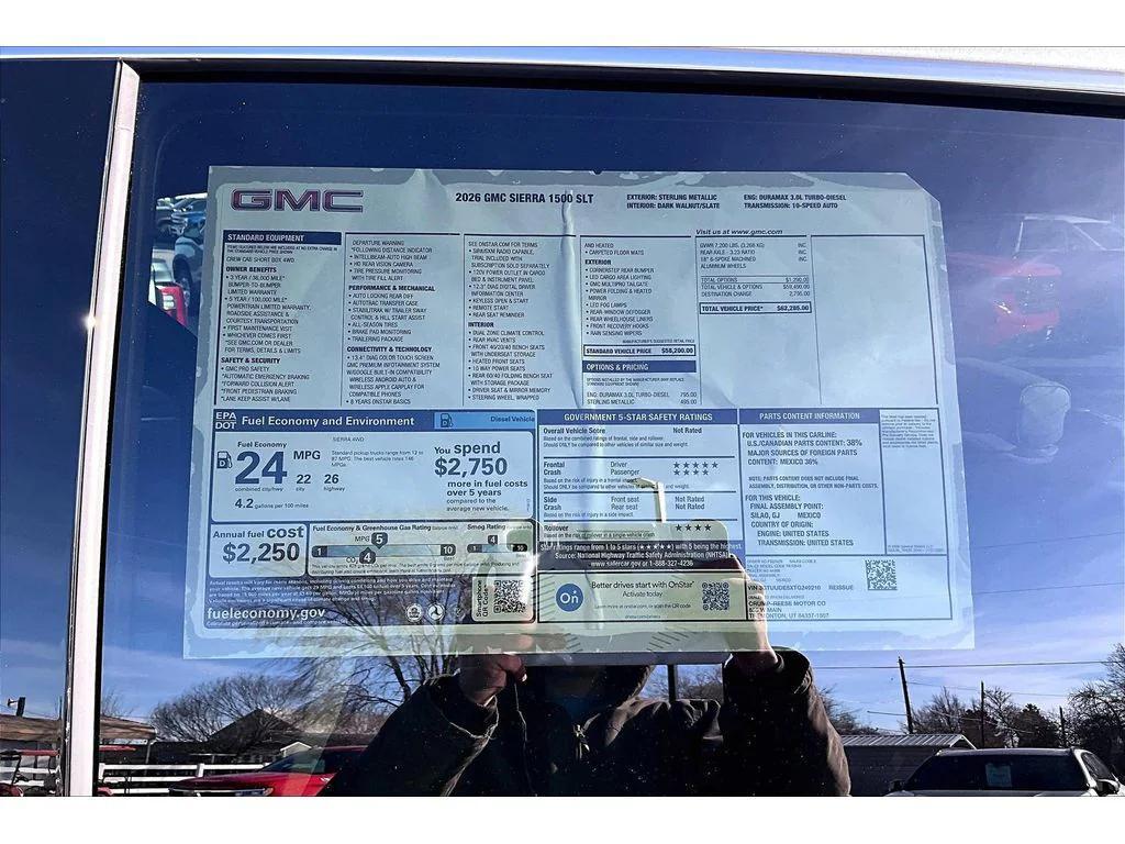 new 2026 GMC Sierra 1500 car, priced at $56,298