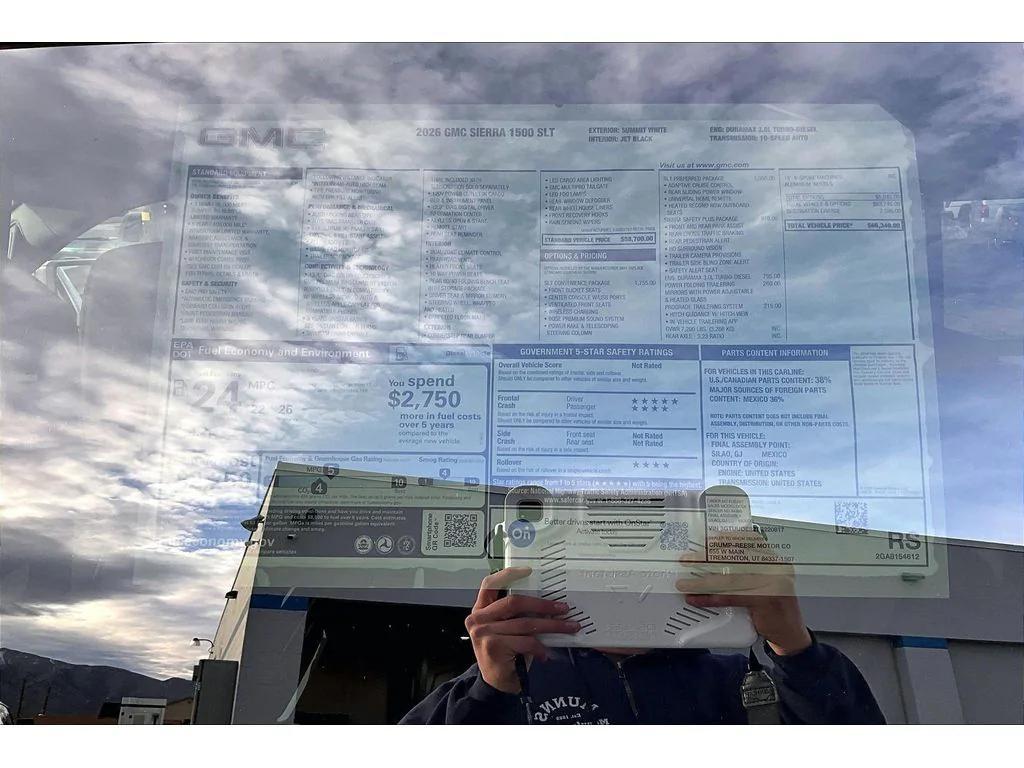 new 2026 GMC Sierra 1500 car, priced at $59,712