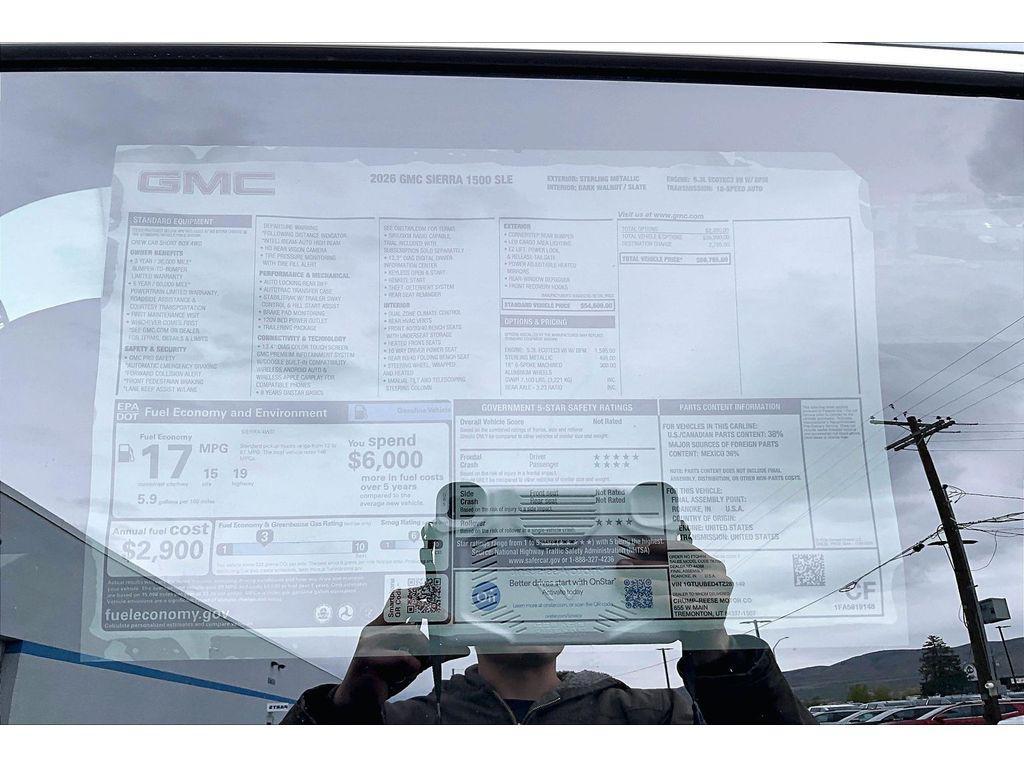 new 2026 GMC Sierra 1500 car, priced at $52,337