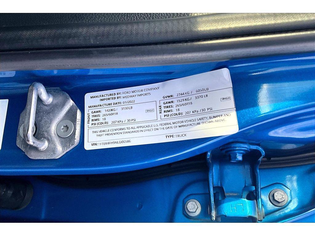 used 2022 Ford Ranger car, priced at $31,975