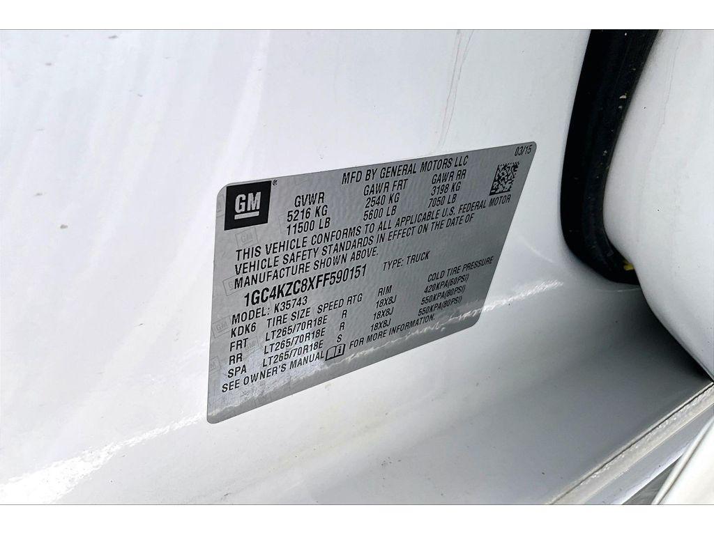 used 2015 Chevrolet Silverado 3500 car, priced at $21,972