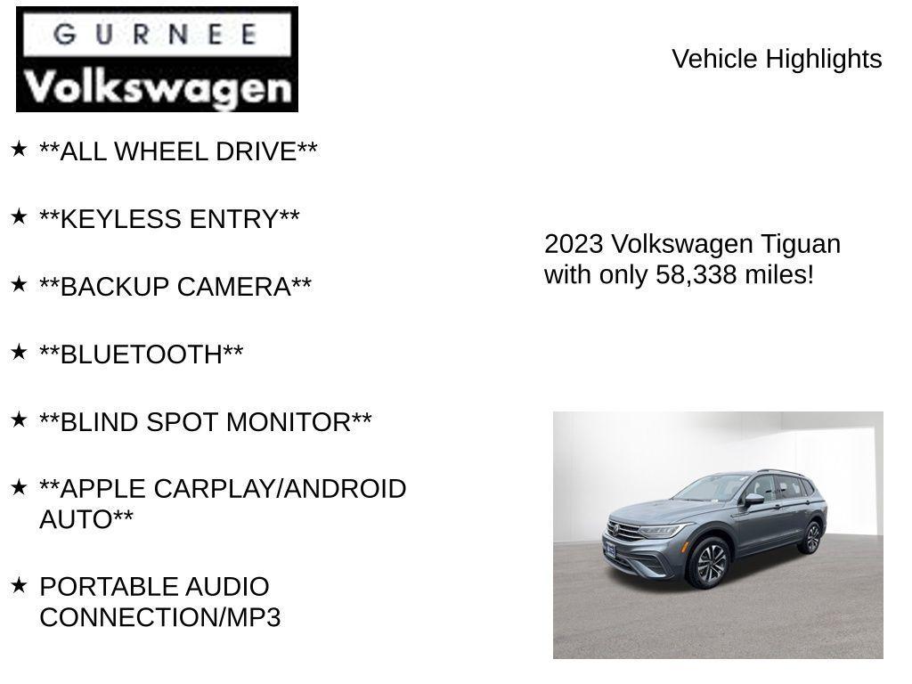 used 2023 Volkswagen Tiguan car, priced at $16,995