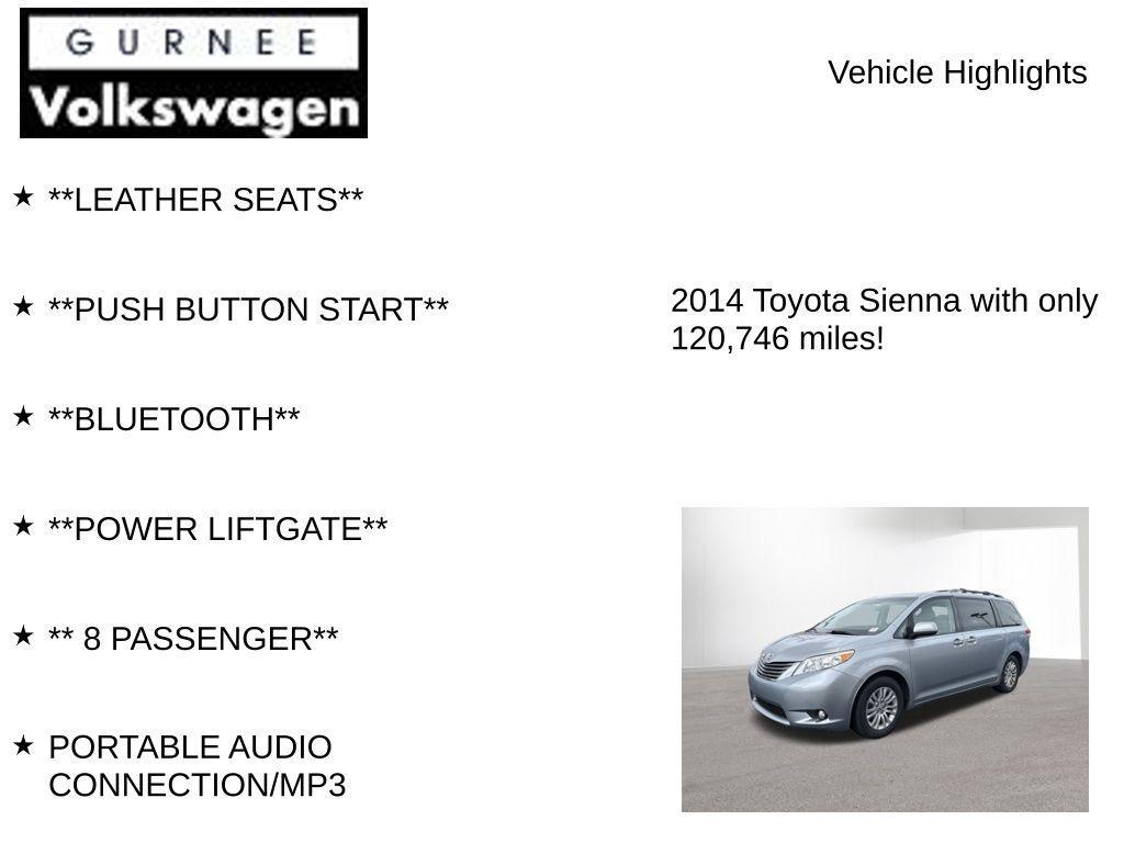 used 2014 Toyota Sienna car, priced at $15,231