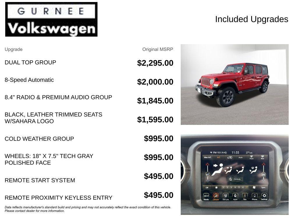 used 2020 Jeep Wrangler Unlimited car, priced at $24,395