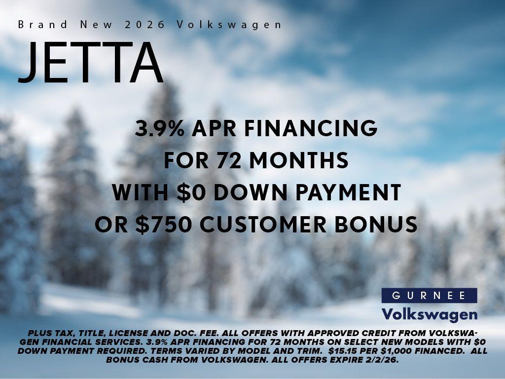 new 2026 Volkswagen Jetta car, priced at $27,241