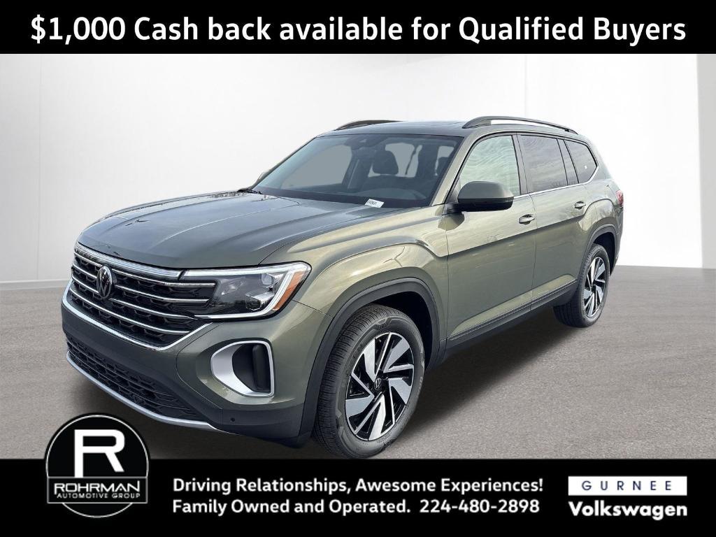 new 2026 Volkswagen Atlas car, priced at $43,627