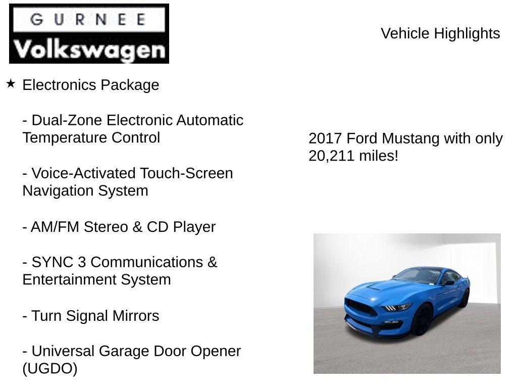 used 2017 Ford Shelby GT350 car, priced at $63,799