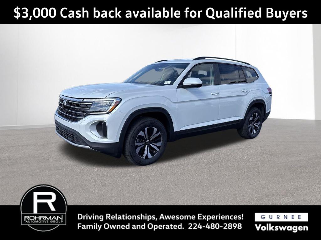 new 2026 Volkswagen Atlas car, priced at $40,404