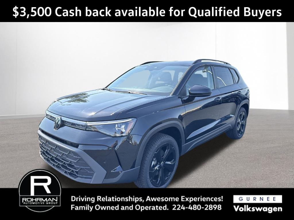 new 2025 Volkswagen Taos car, priced at $27,400
