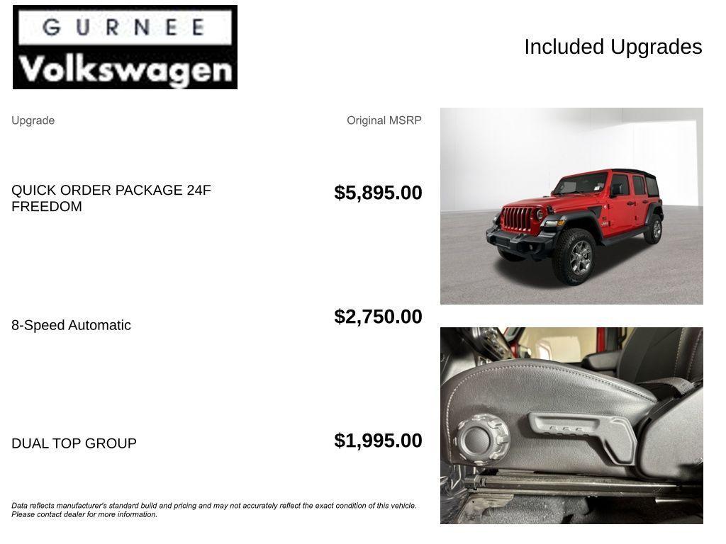 used 2020 Jeep Wrangler Unlimited car, priced at $24,495