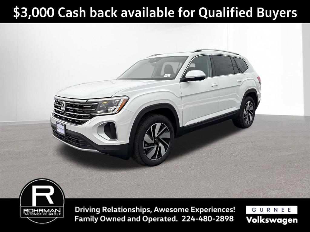 new 2026 Volkswagen Atlas car, priced at $48,190