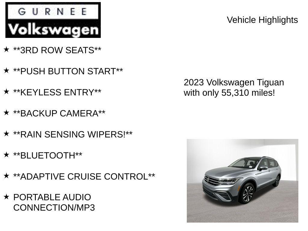 used 2023 Volkswagen Tiguan car, priced at $17,795