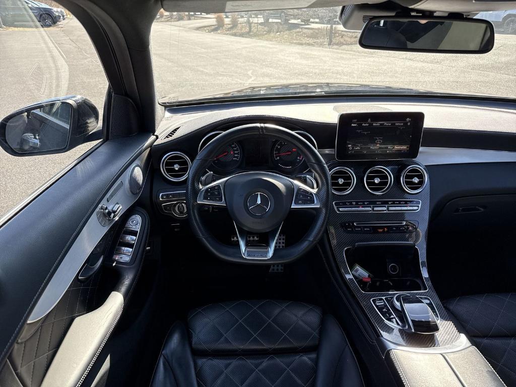 used 2019 Mercedes-Benz AMG GLC 63 car, priced at $40,999