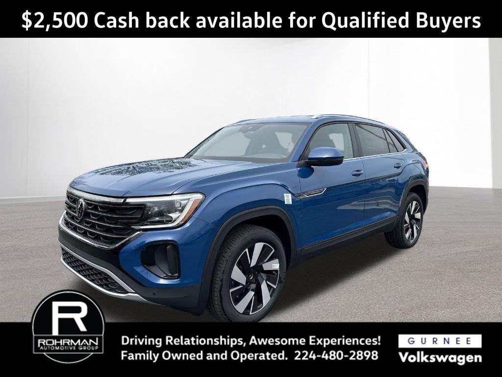 new 2025 Volkswagen Atlas Cross Sport car, priced at $37,625