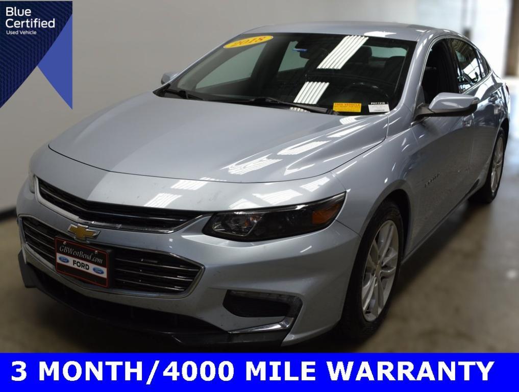 used 2018 Chevrolet Malibu car, priced at $13,295