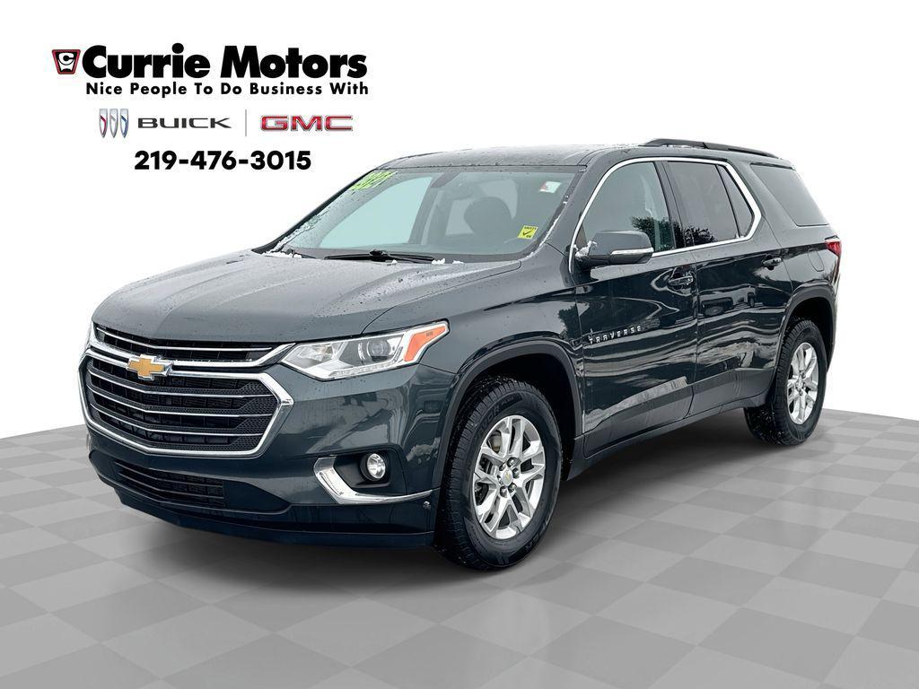 used 2021 Chevrolet Traverse car, priced at $18,900