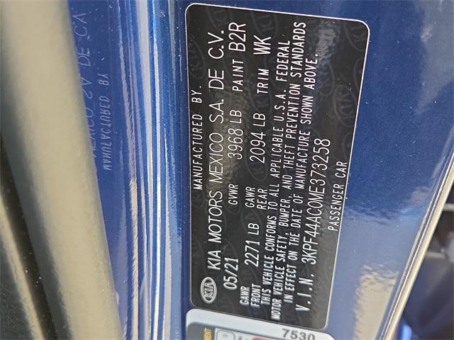 used 2021 Kia Forte car, priced at $13,998