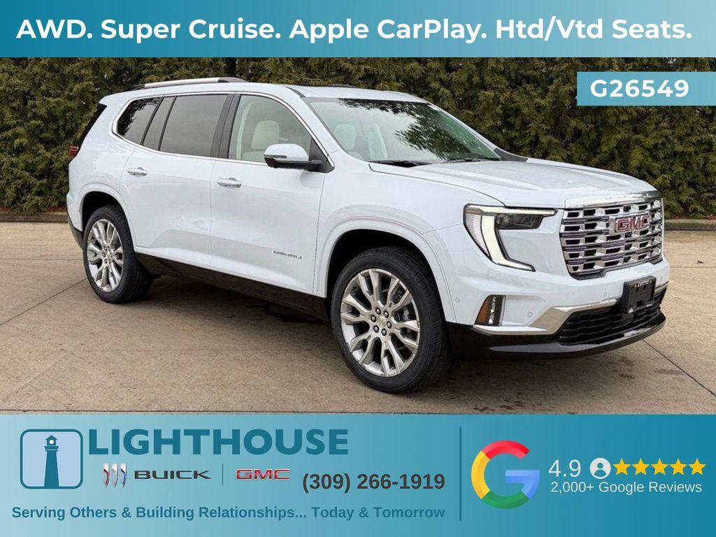 new 2026 GMC Acadia car, priced at $66,105