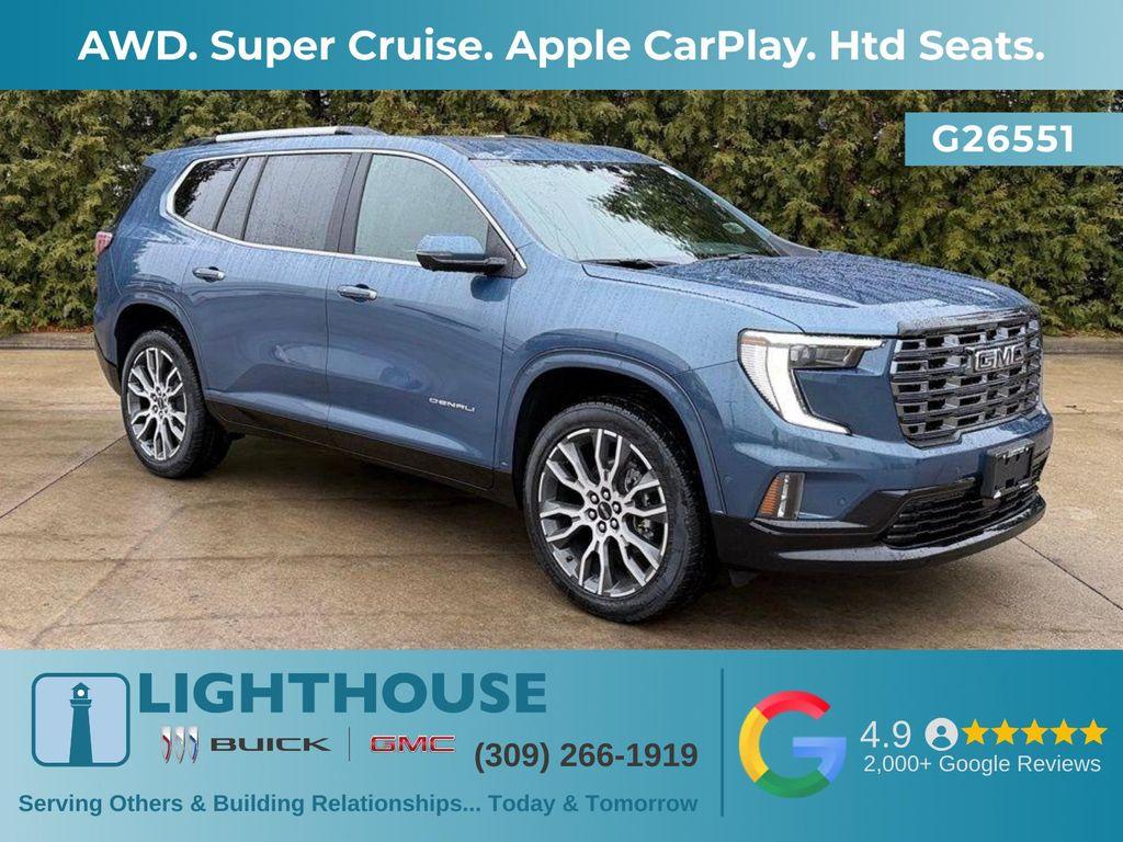 new 2026 GMC Acadia car, priced at $65,340