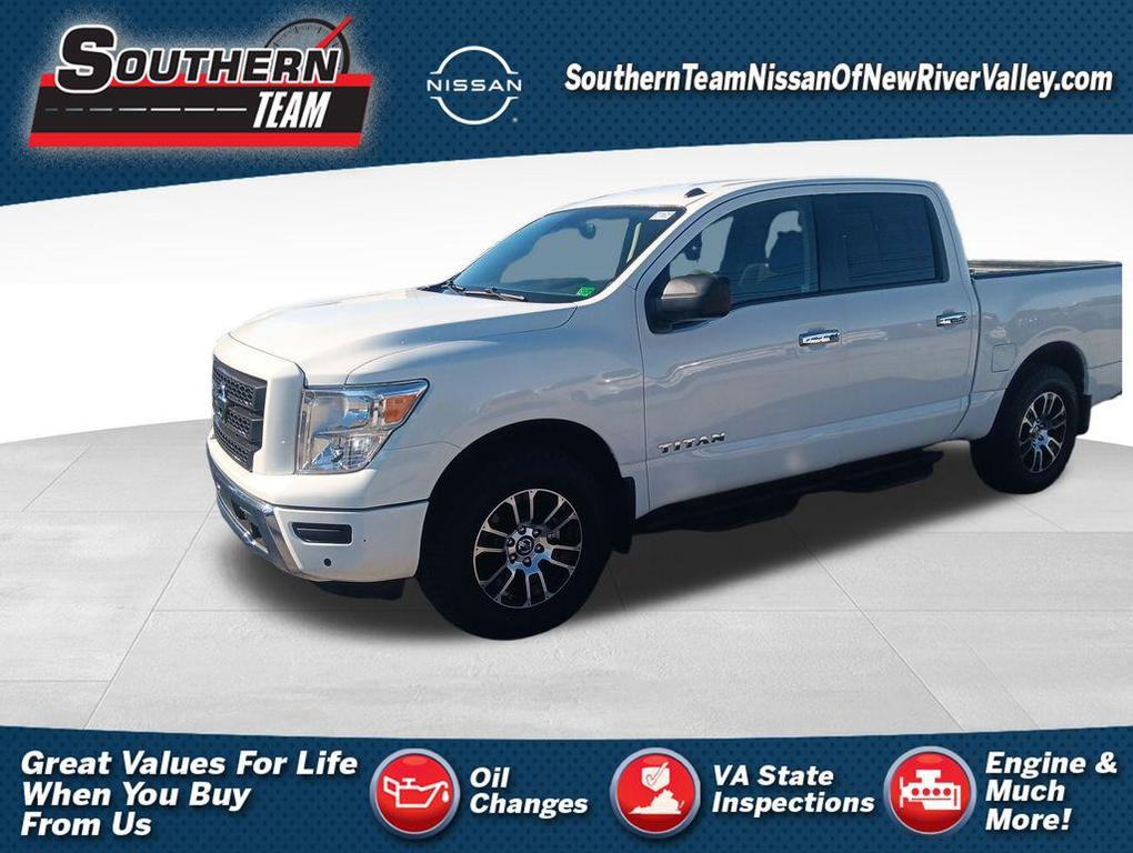 used 2021 Nissan Titan car, priced at $26,987