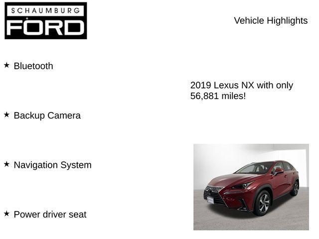 used 2019 Lexus NX 300 car, priced at $26,952