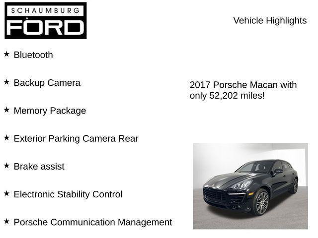 used 2017 Porsche Macan car, priced at $24,499