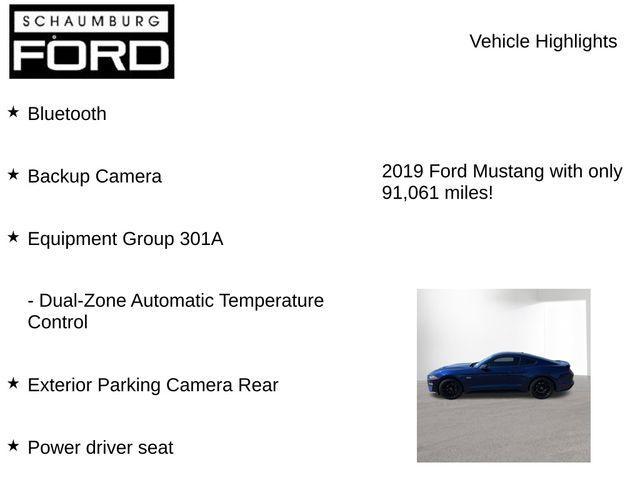 used 2019 Ford Mustang car, priced at $29,983