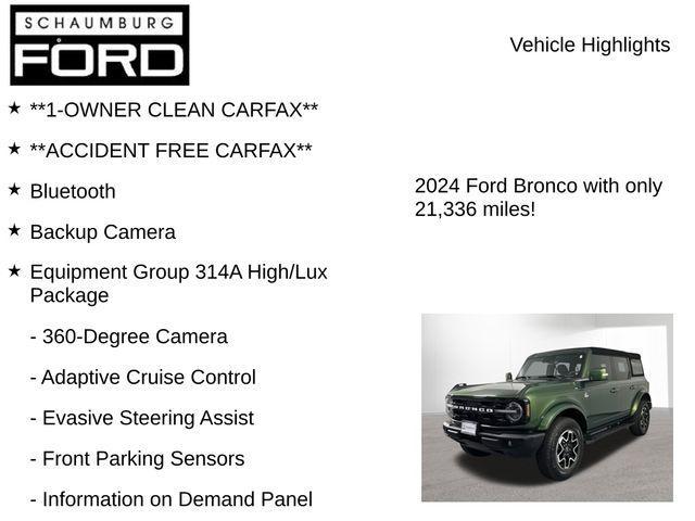 used 2024 Ford Bronco car, priced at $40,995