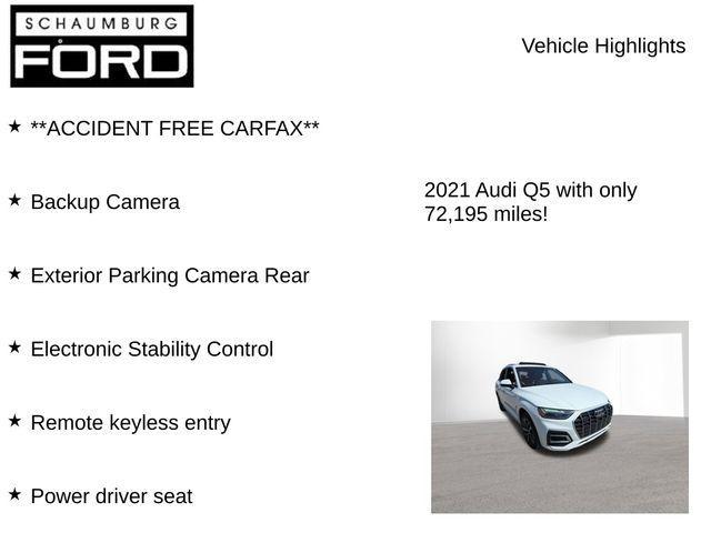 used 2021 Audi Q5 car, priced at $22,995